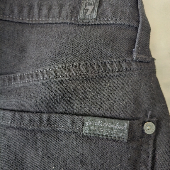 7 for all mankind high waist cropped straight size 29 - Picture 6 of 8